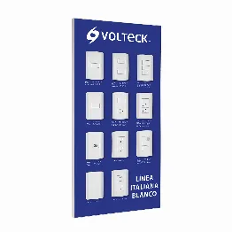 Exhibidor línea italiana blanco Volteck, Foto 1 Tienda en línea de herramientas Truper