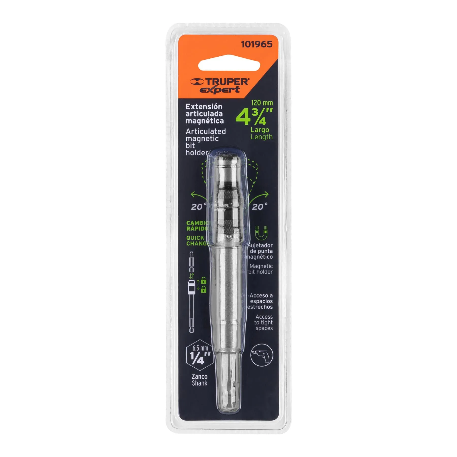 Extensión magnética articulada 4 3/4 PUDE-90120, Foto 4 Tienda en línea de herramientas Truper