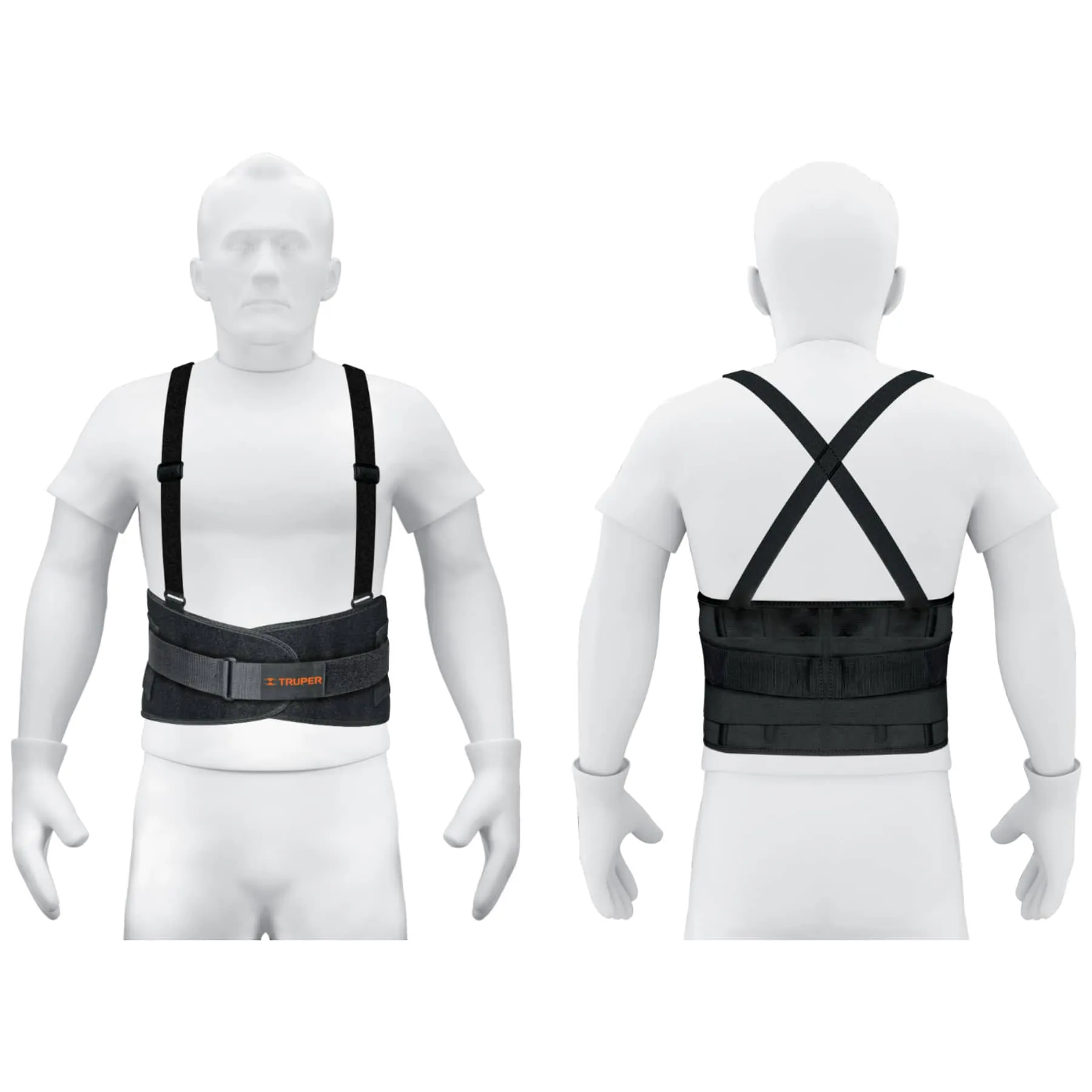 Faja lumbar con tercer cinturón, talla G, Truper Faja lumbar con tercer cinturón, talla G, Truper, Foto 1 Tienda en línea de herramientas Truper