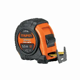 Flexómetro Gripper contra impactos 5.5 m cinta 25 mm, Truper, Foto 1 Tienda en línea de herramientas Truper