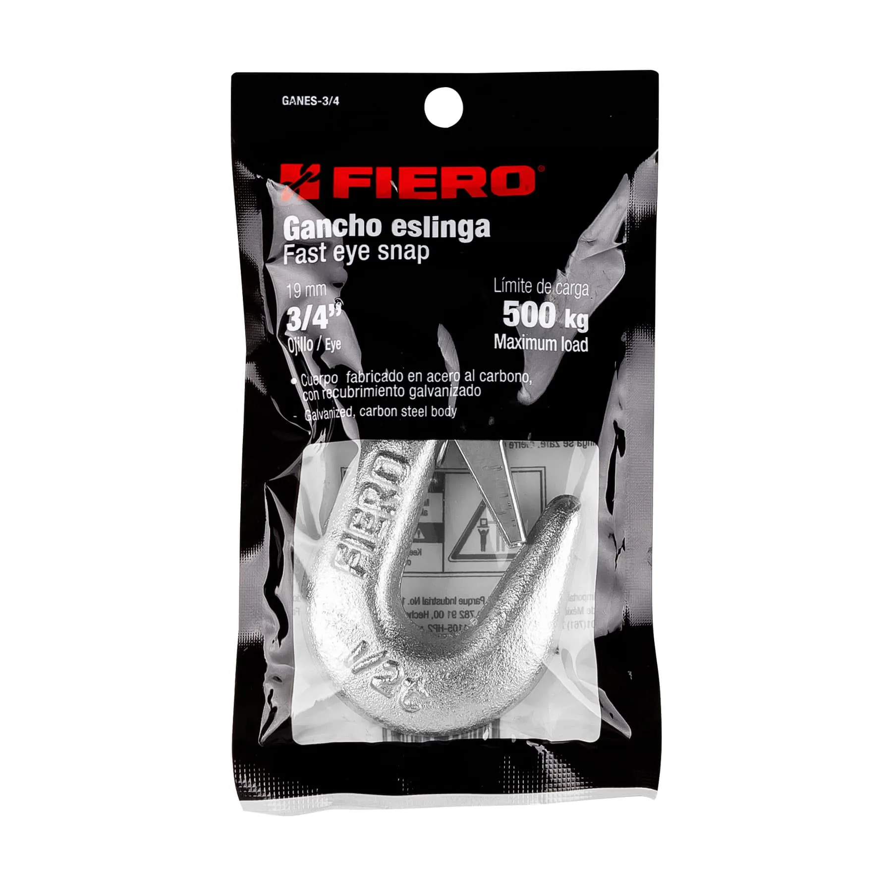 Gancho eslinga de acero forjado 3/4 GANES-3/4, Foto 4 Tienda en línea de herramientas Truper