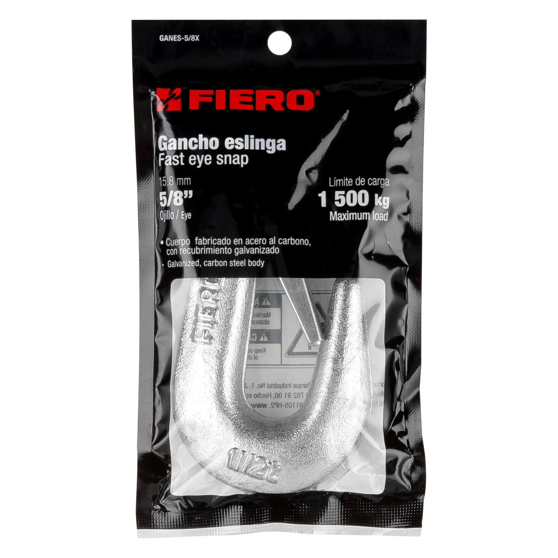 Gancho eslinga de acero forjado 5/8 GANES-5/8X, Foto 4 Tienda en línea de herramientas Truper