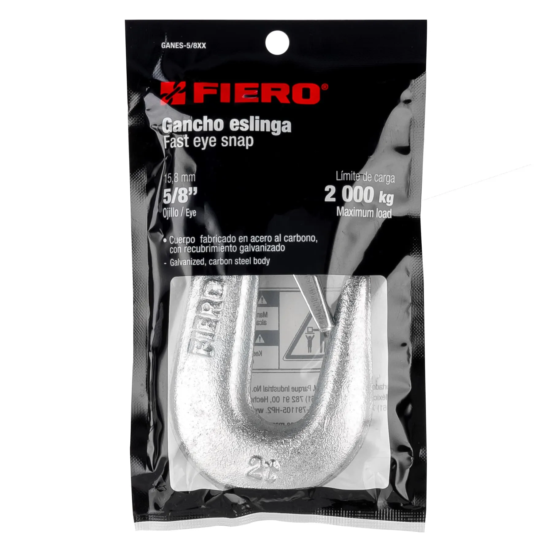 Gancho eslinga de acero forjado 5/8 GANES-5/8XX, Foto 4 Tienda en línea de herramientas Truper