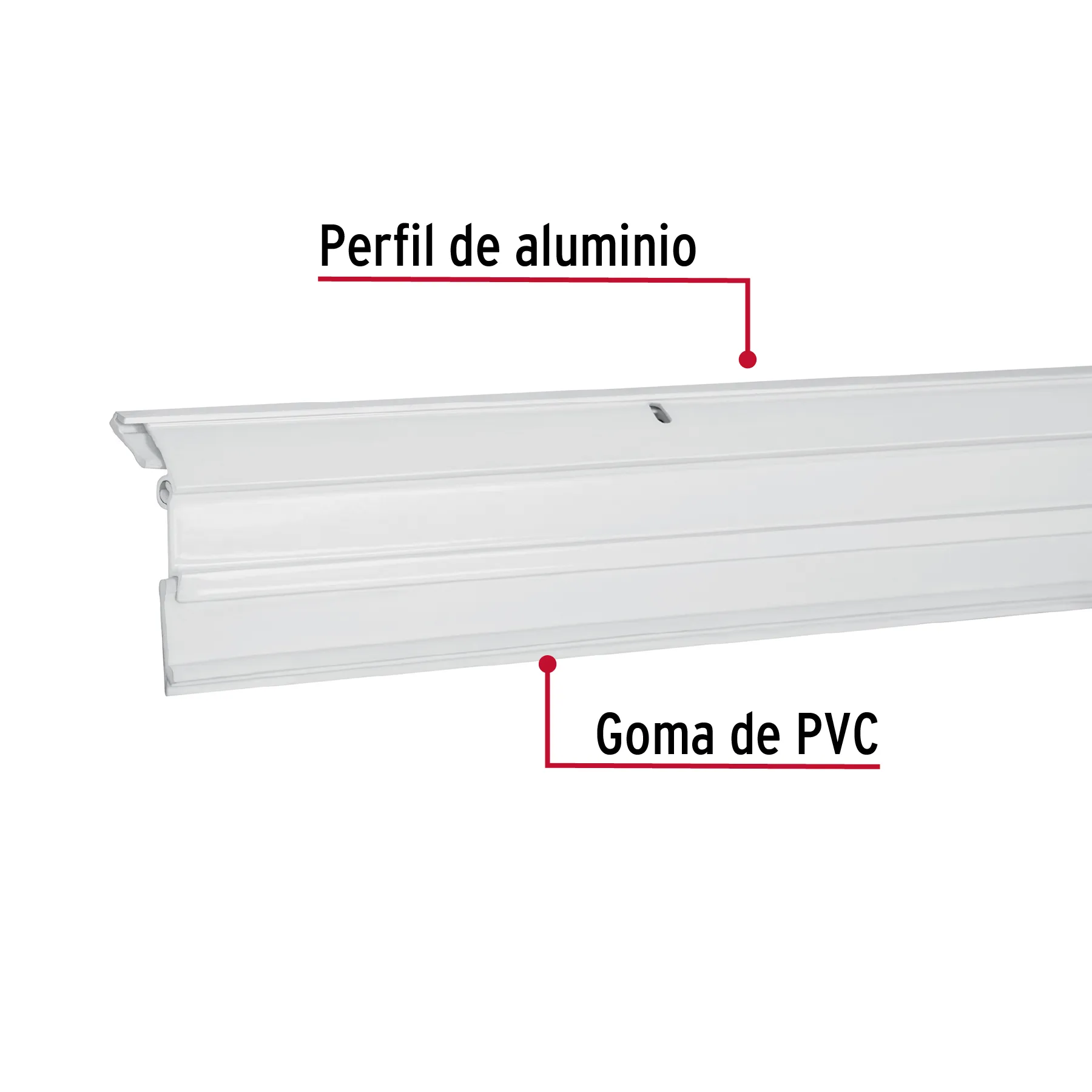 Guardapolvo automático 90 cm blanco, HERMEX GUPO-90AB, Foto 2 Tienda en línea de herramientas Truper