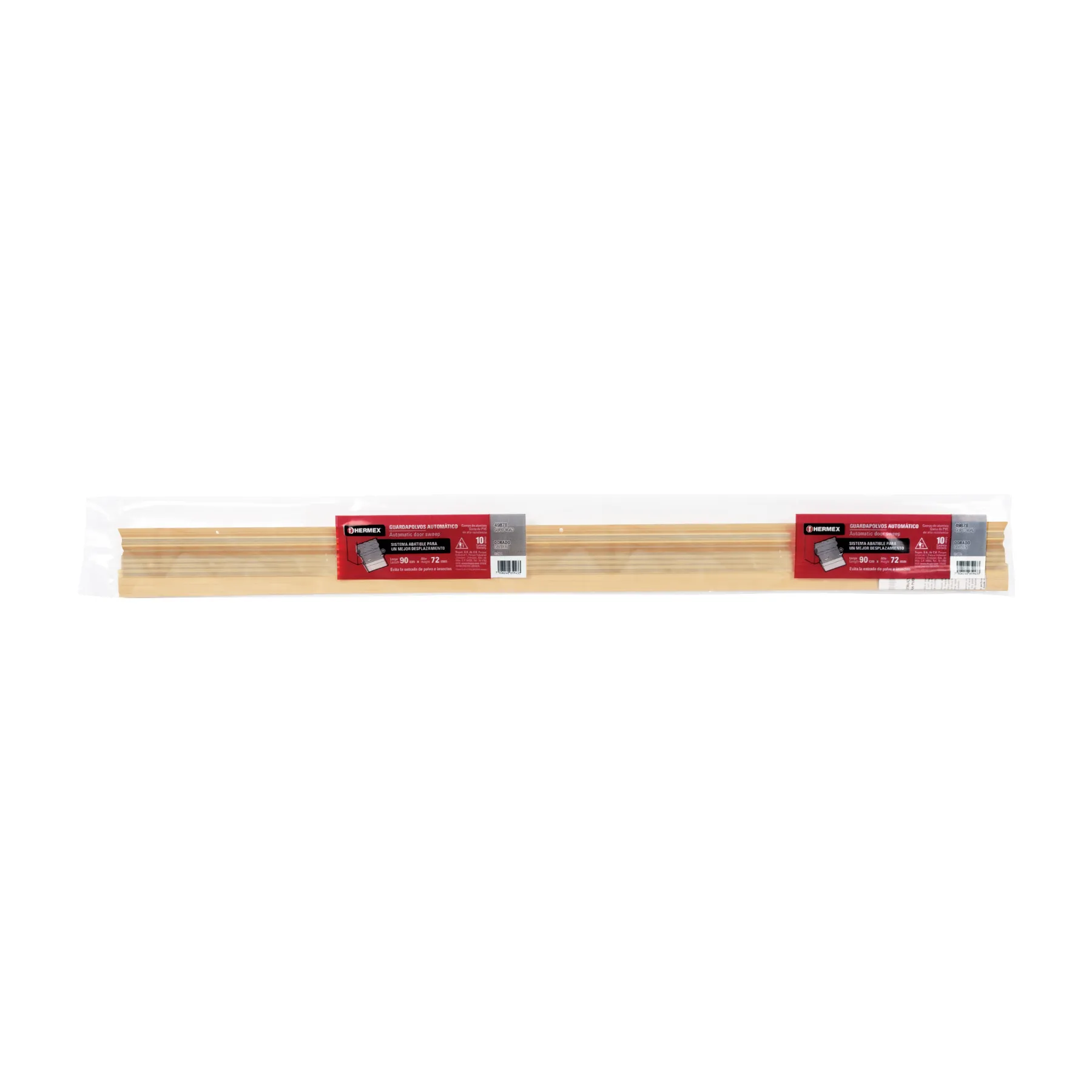 Guardapolvo automático 90 cm dorado, HERMEX GUPO-90AD, Foto 4 Tienda en línea de herramientas Truper