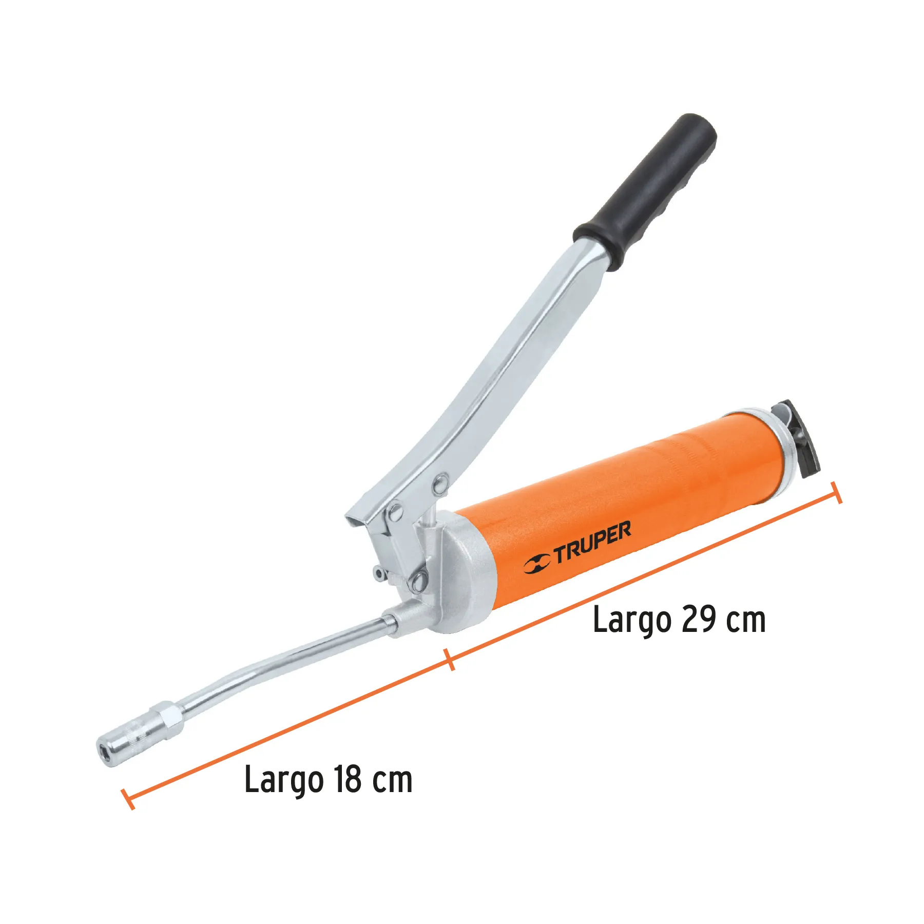 Inyectora de grasa 14 oz, 8000 PSI con grip antiderrapante GRAS-14, Foto 3 Tienda en línea de herramientas Truper