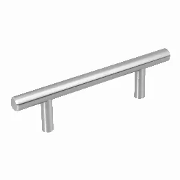 Jaladera de acero, 96mm, línea Cilindro, níquel, HERMEX, Foto 1 Tienda en línea de herramientas Truper