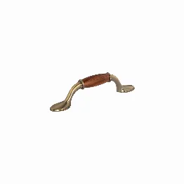 Jaladera metálica de 76mm latón antiguo, inserto tipo madera, Foto 1 Tienda en línea de herramientas Truper