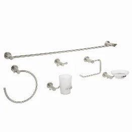 Juego de 6 accesorios para baño acabado satín, Foset Element, Foto 1 Tienda en línea de herramientas Truper