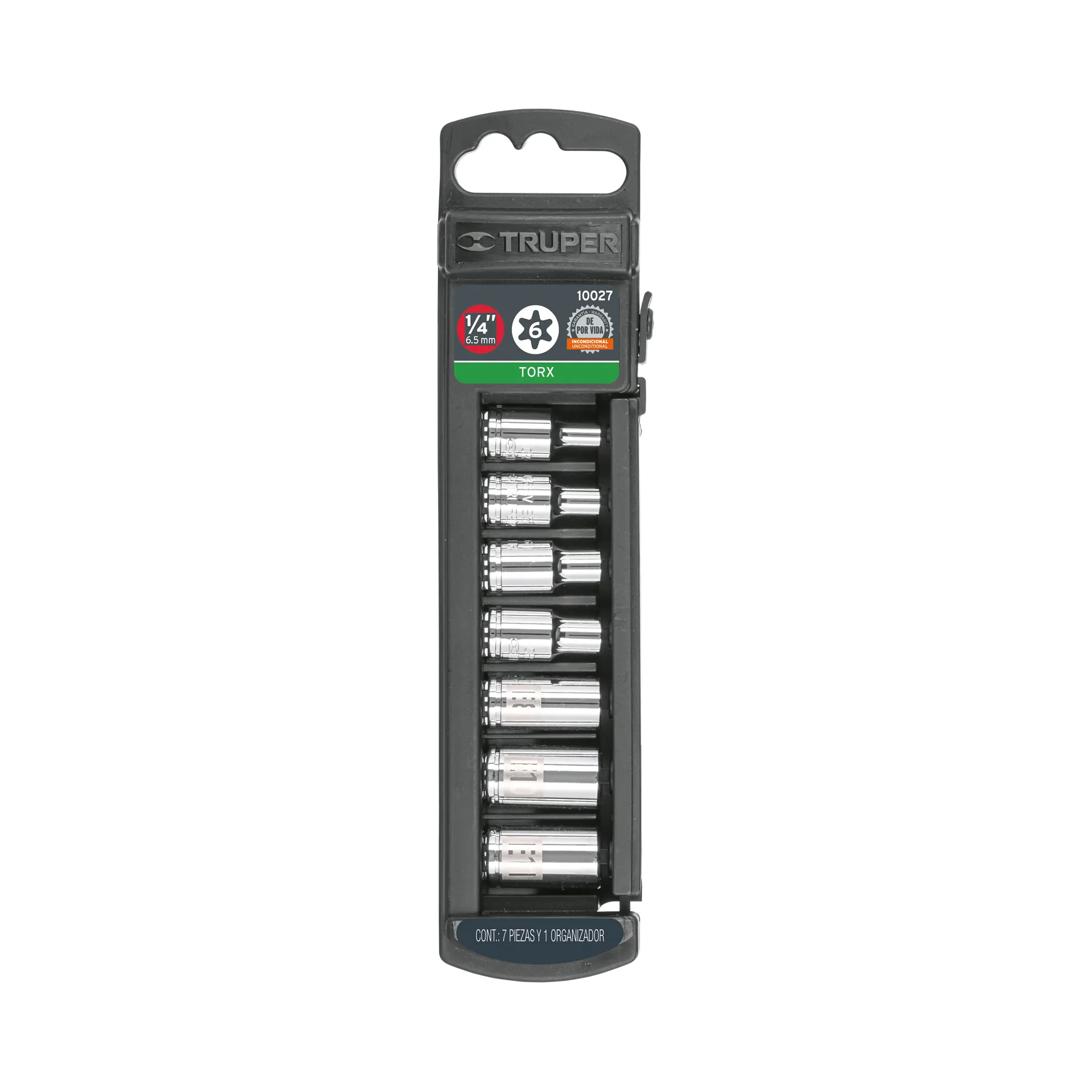 Juego de 7 dados torx cuadro 1/4 Juego de 7 dados torx cuadro 1/4