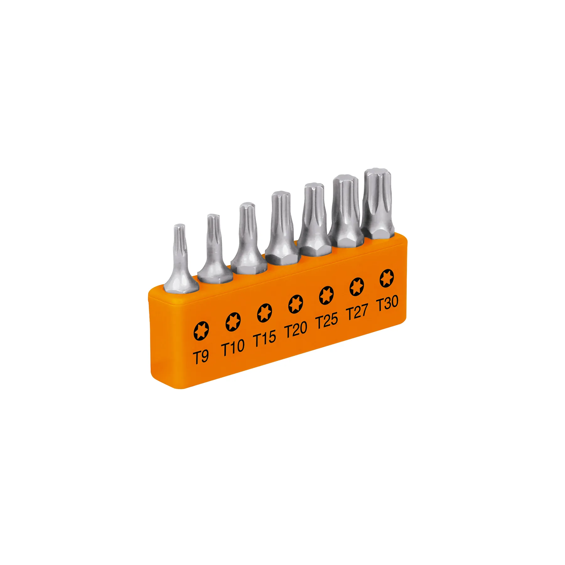 Juego de 7 puntas torx combinadas largo 1