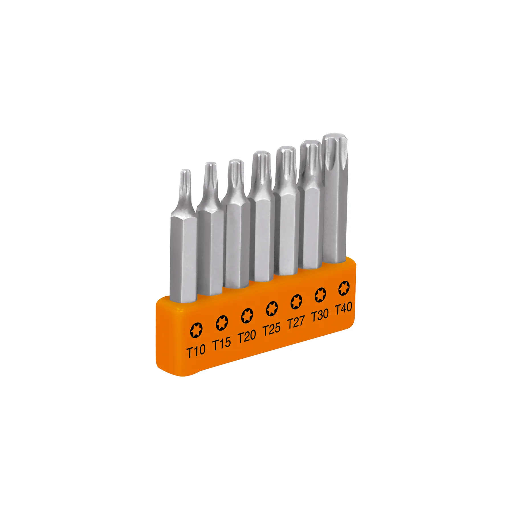 Juego de 7 puntas torx combinadas largo 2