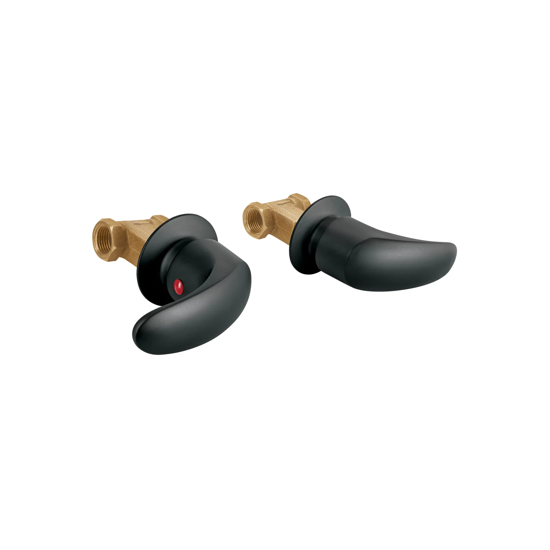 Juego de manerales de palanca para regadera, negro mate,Aqua Juego de manerales de palanca para regadera, negro mate,Aqua, Foto 1 Tienda en línea de herramientas Truper