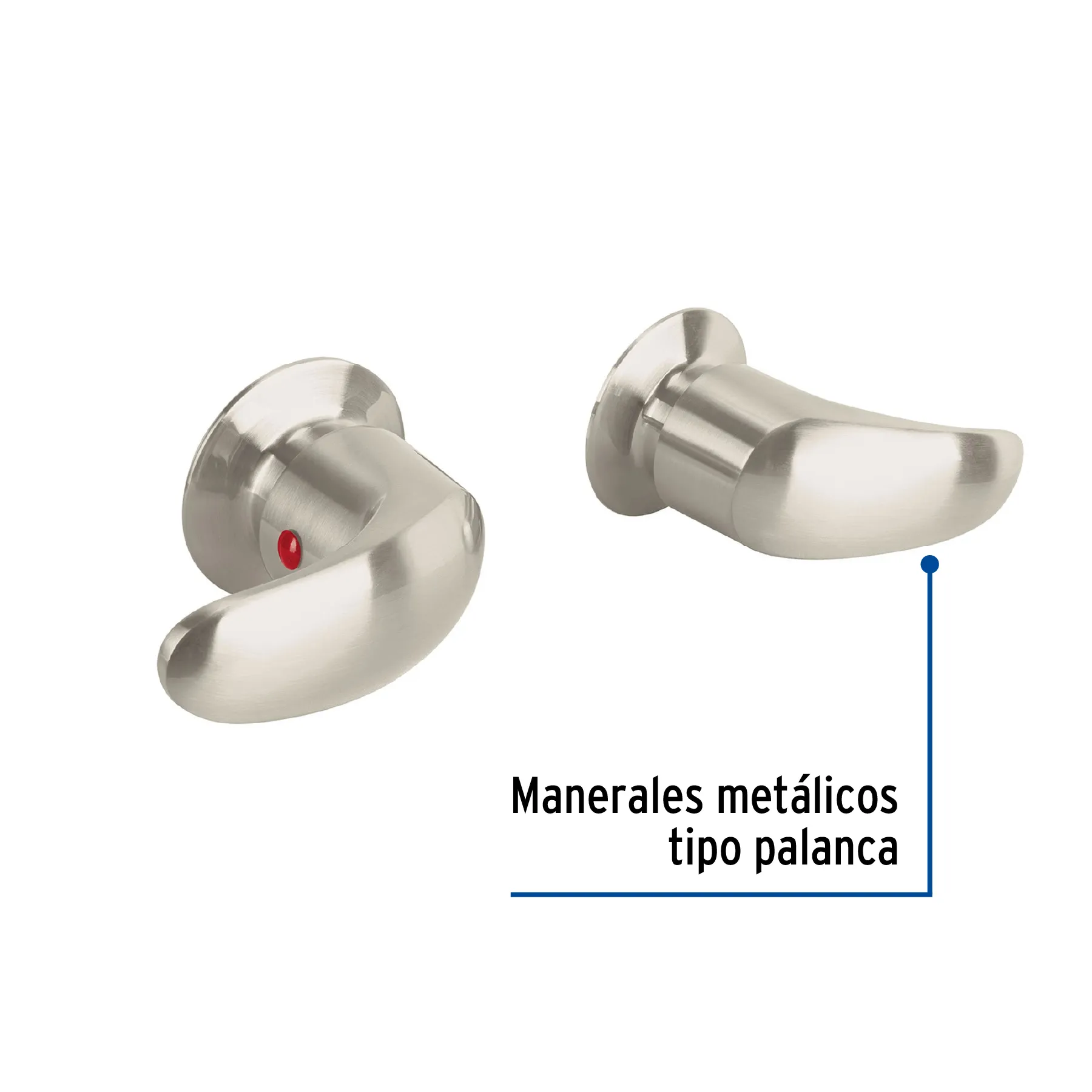 Juego de manerales de palanca para regadera, satín, Aqua AQMR-62N, Foto 2 Tienda en línea de herramientas Truper