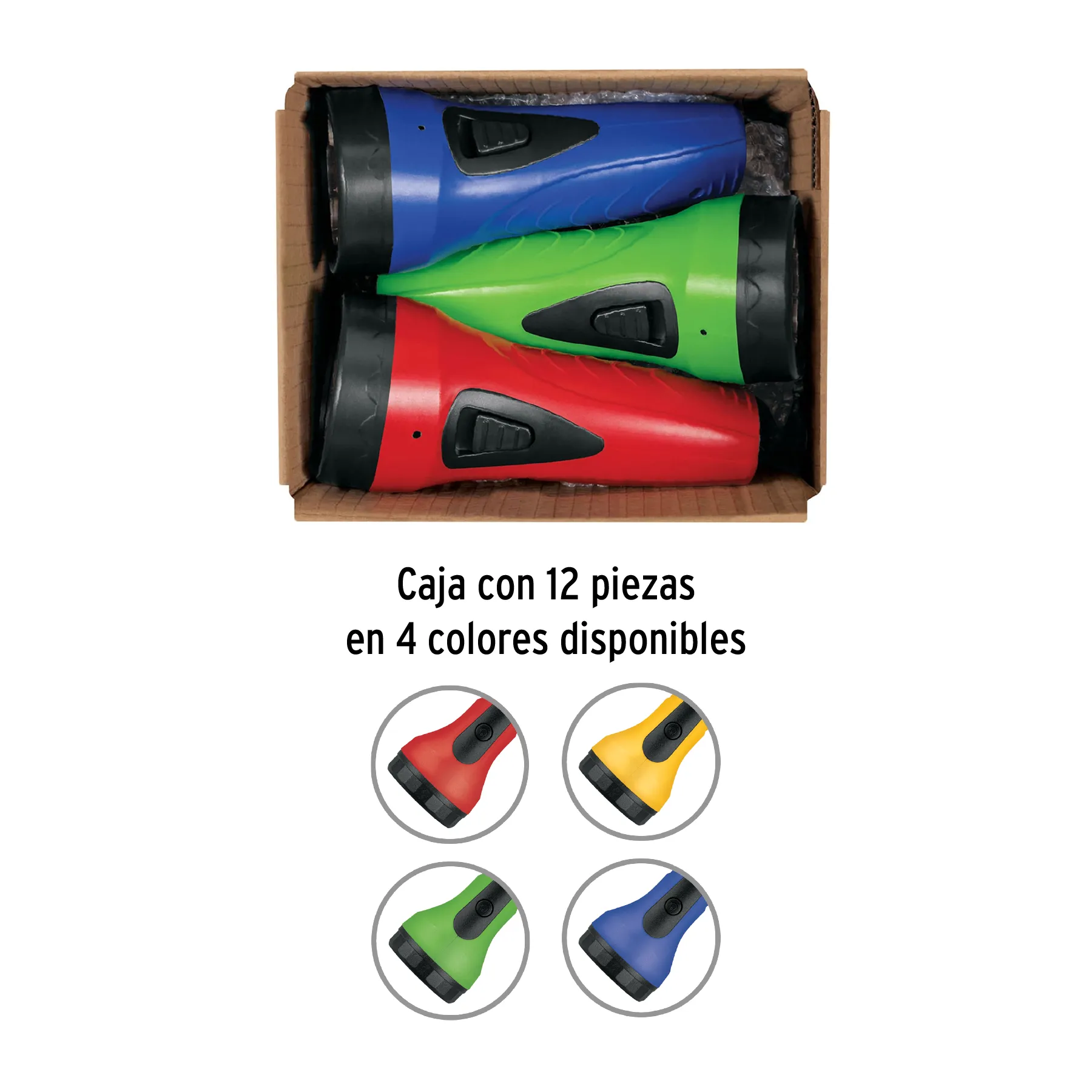 Linterna plástica de LED, 60 lm, recargable a granel, PRETUL LIRE-3CG, Foto 2 Tienda en línea de herramientas Truper