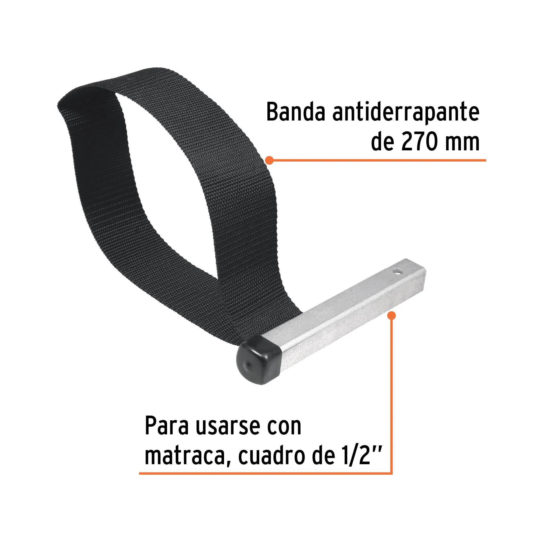 Llave de banda de nylon 6 LL-BA-FA, Foto 3 Tienda en línea de herramientas Truper