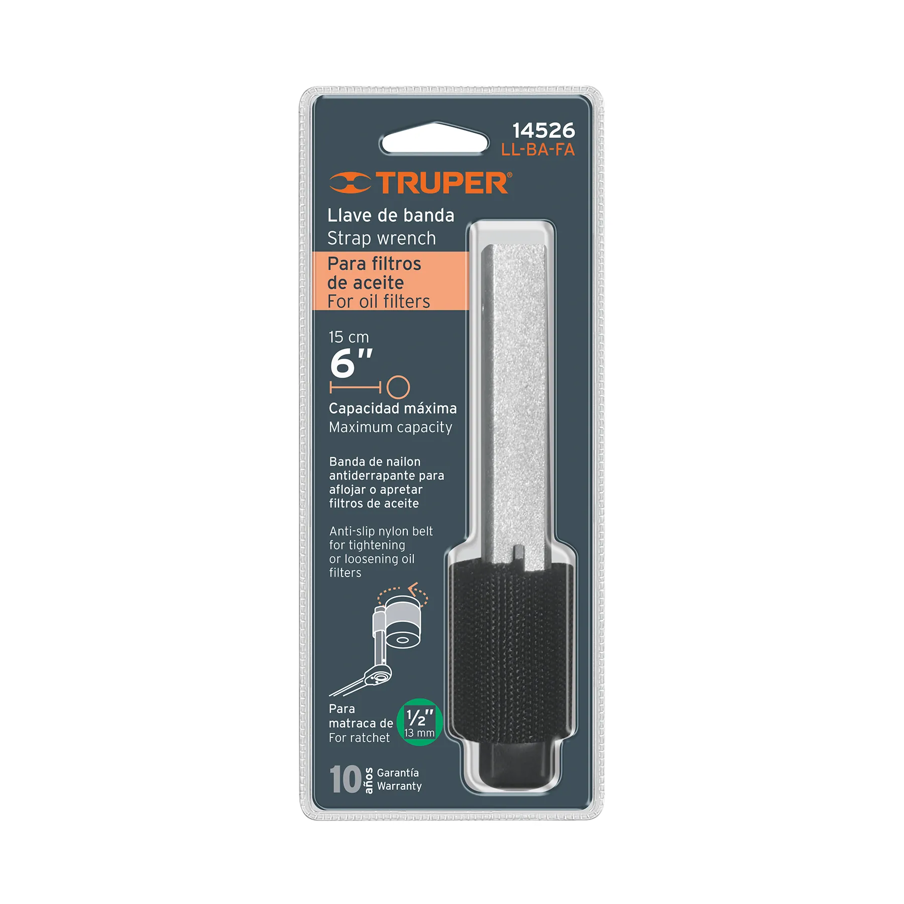 Llave de banda de nylon 6 LL-BA-FA, Foto 4 Tienda en línea de herramientas Truper