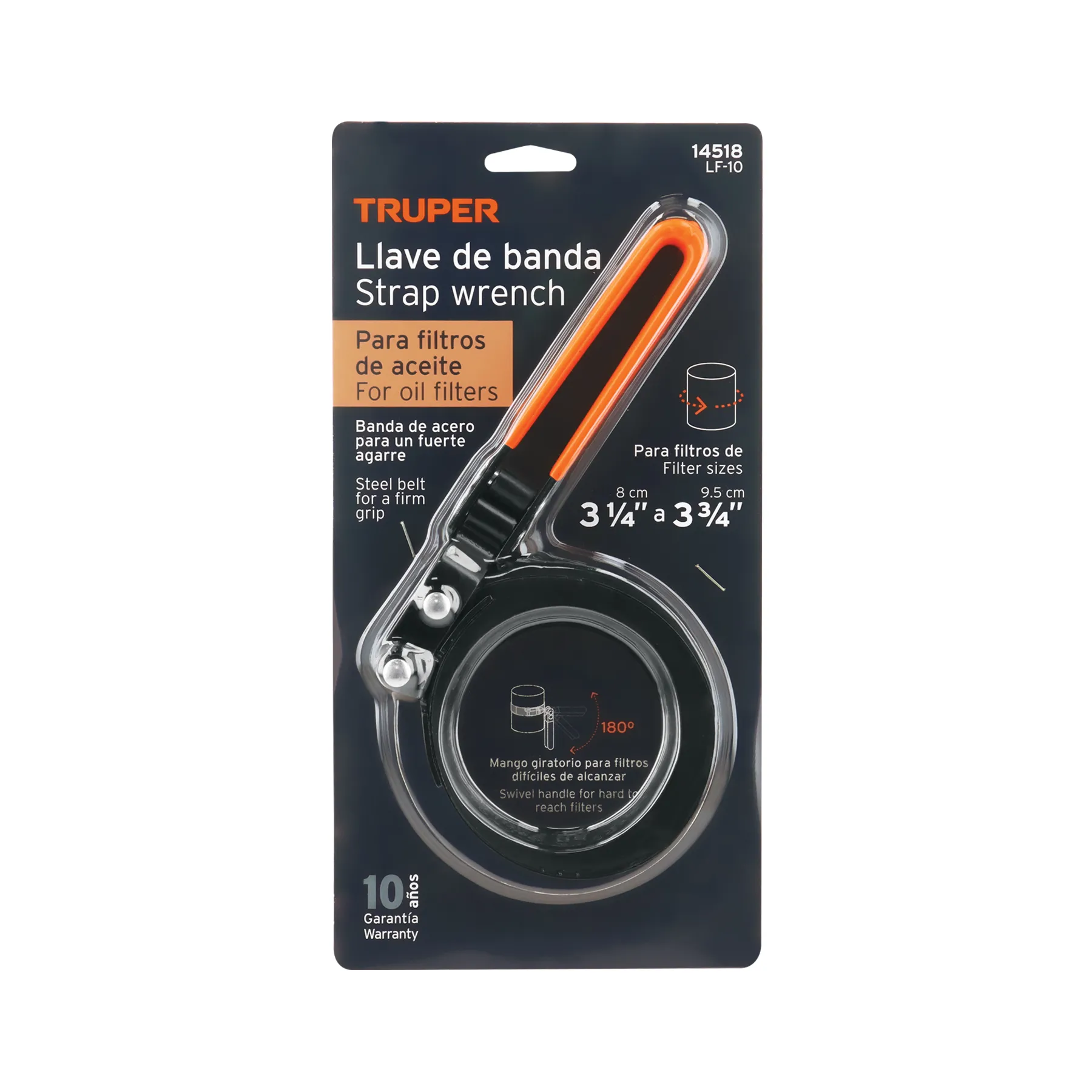Llave de banda metálica 3-1/4 LF-10, Foto 4 Tienda en línea de herramientas Truper