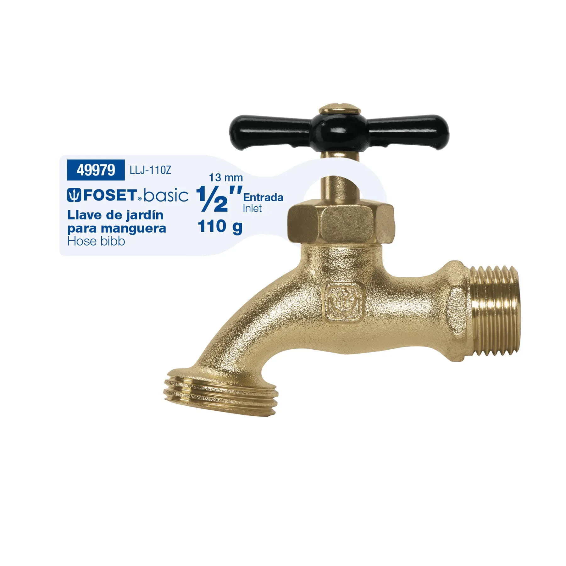 Llave p/manguera, de zamac, 110gr, 1/2 LLJ-110Z, Foto 3 Tienda en línea de herramientas Truper