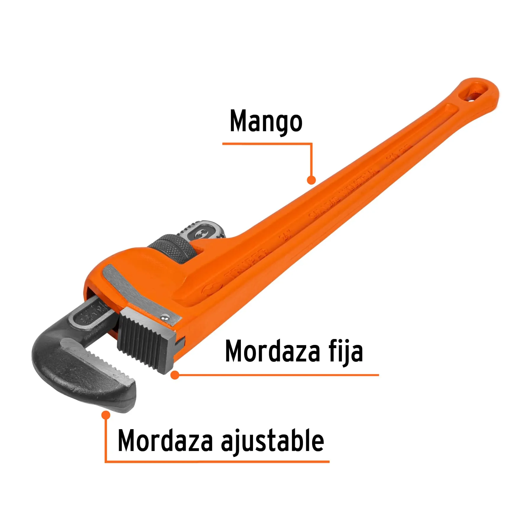 Llave stilson 24 STI-24, Foto 2 Tienda en línea de herramientas Truper