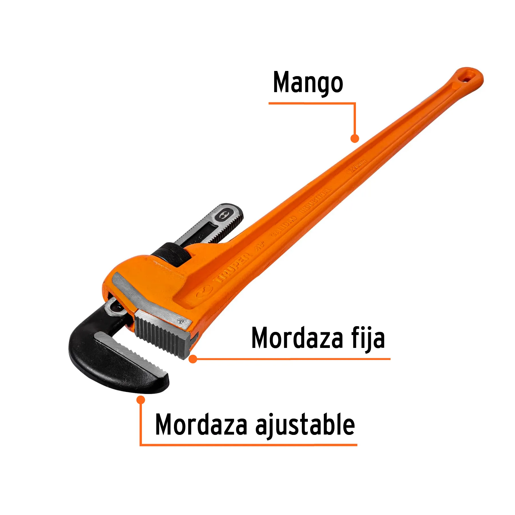 Llave stilson 48 STI-48, Foto 2 Tienda en línea de herramientas Truper