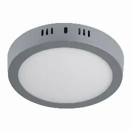 Luminario LED tipo plafón 12 W, redondo, luz de día, gris, Foto 1 Tienda en línea de herramientas Truper
