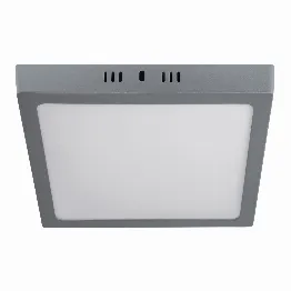 Luminario LED tipo plafón 18 W, cuadrado, luz de día, gris, Foto 1 Tienda en línea de herramientas Truper