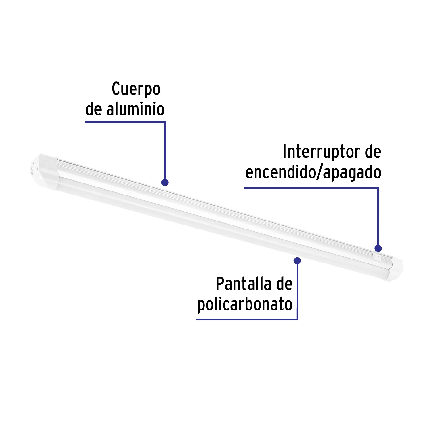 Luminario lineal ultra delgado de LED 11 W para gabinete GAB-002L, Foto 2 Tienda en línea de herramientas Truper