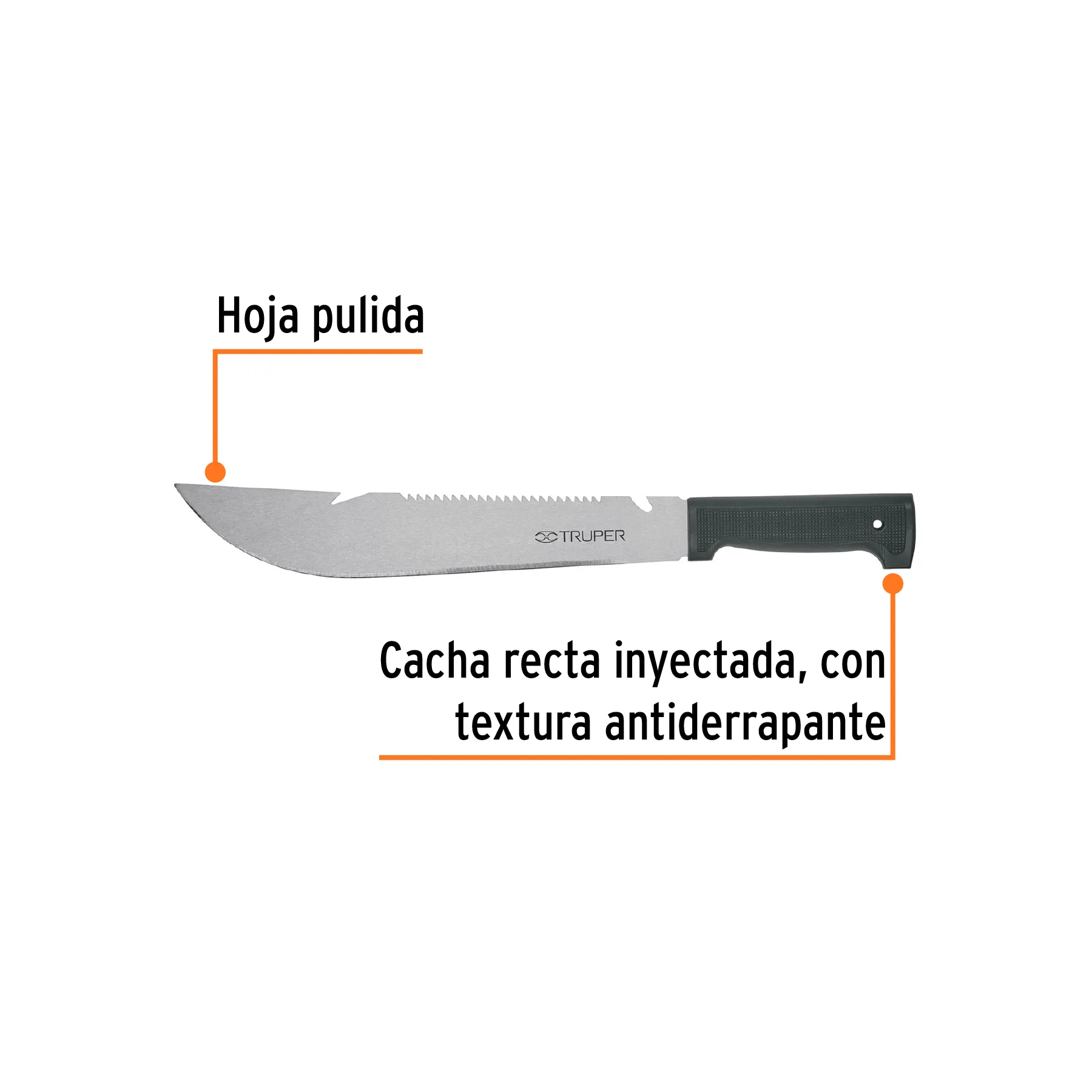 Machete rambo 12 T-460-12B, Foto 2 Tienda en línea de herramientas Truper