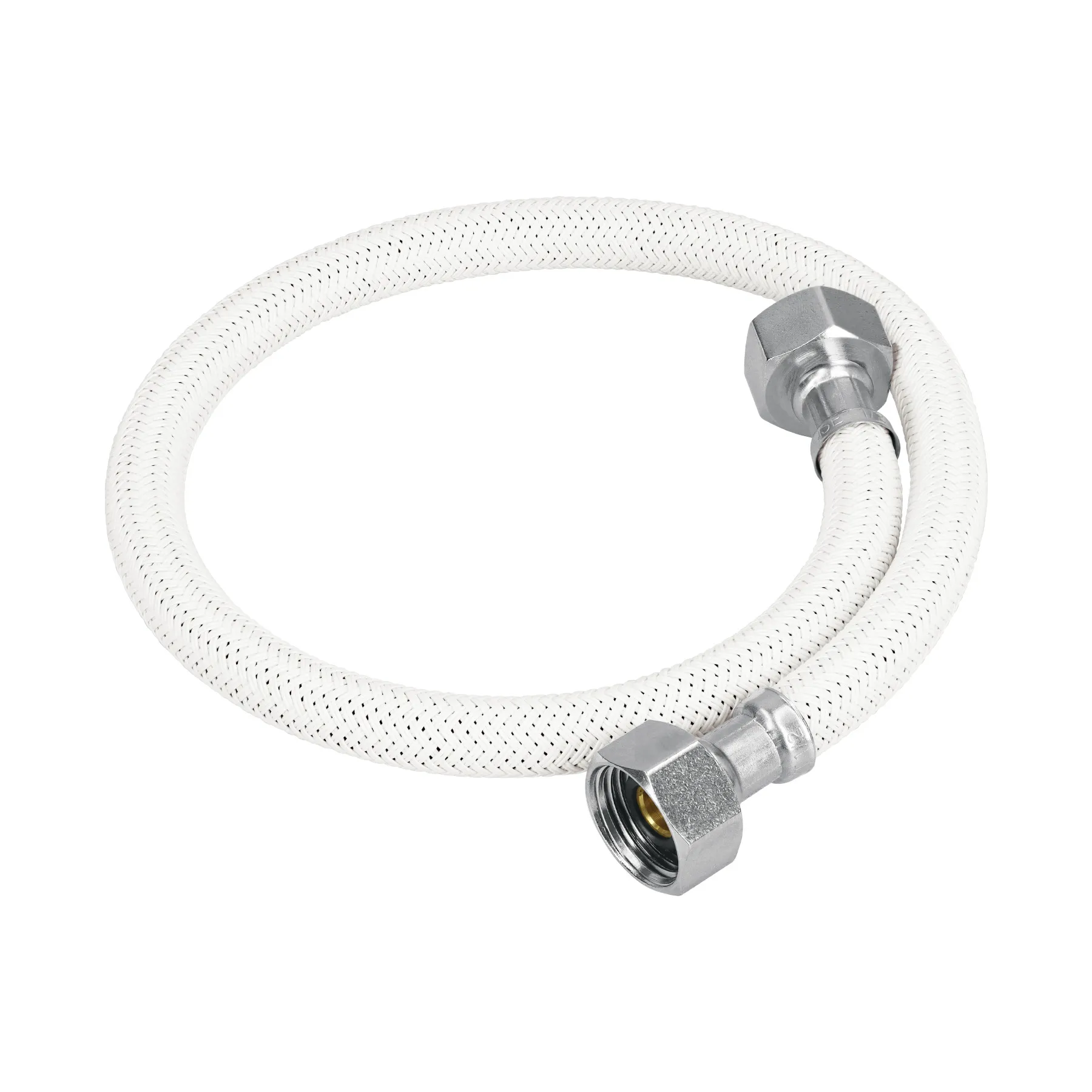 Manguera lavabo/fregadero, vinilo blanco, 1/2