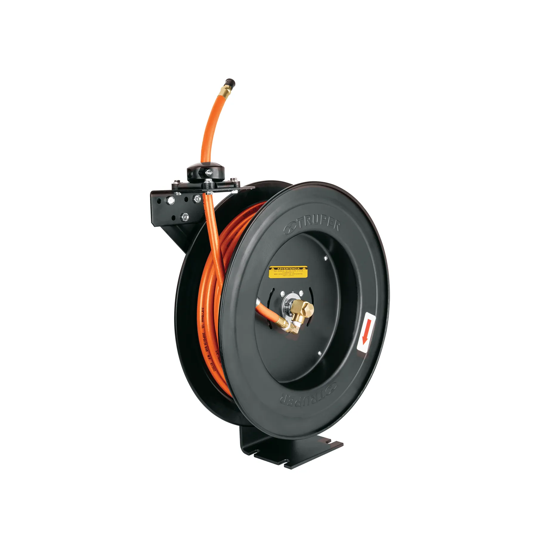 Manguera para compresor,de hule,15m x 3/8