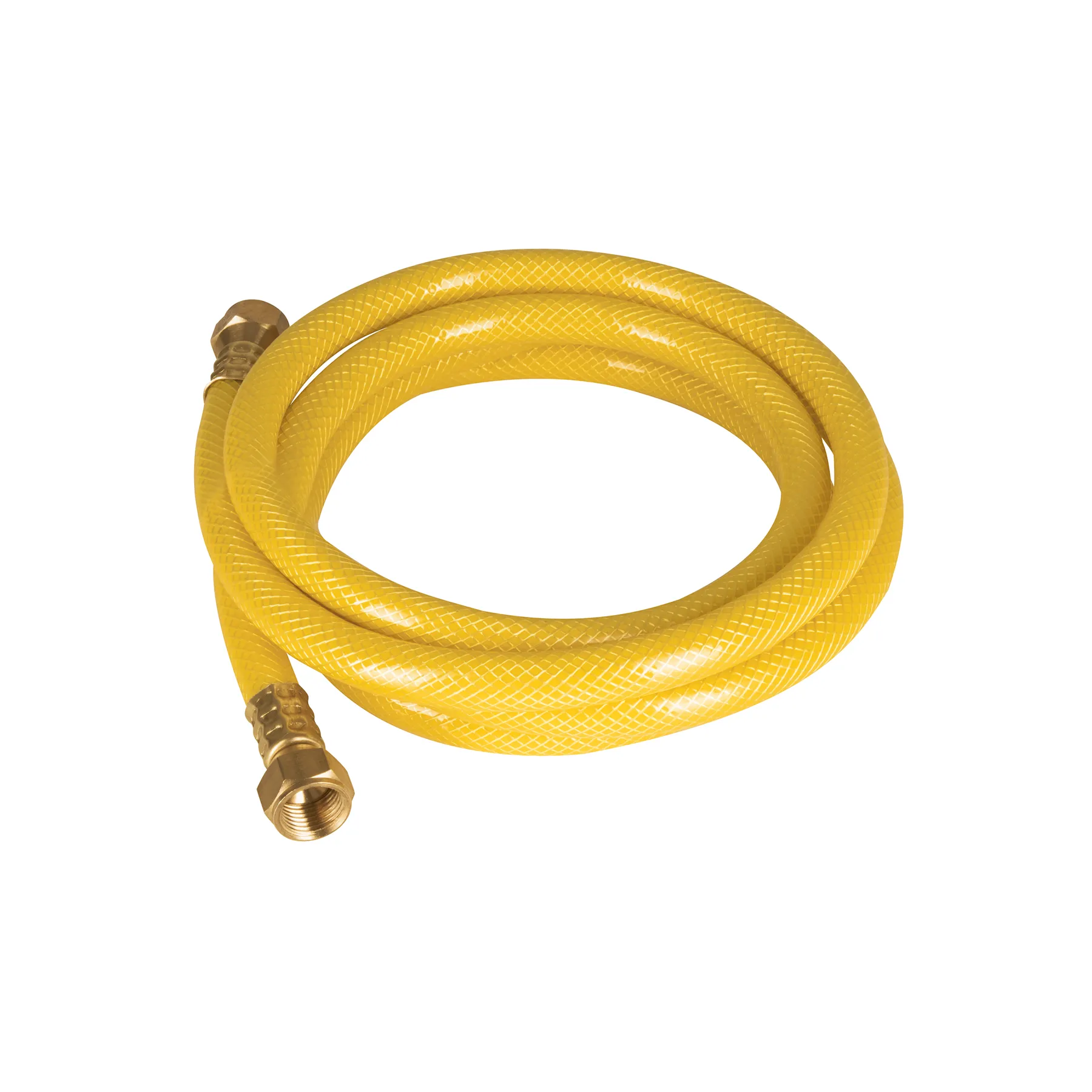 Manguera para gas, PVC amarilla, 3/8
