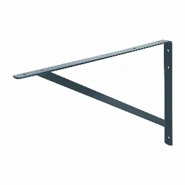 Ménsula de acero reforzada gris 13 x 20