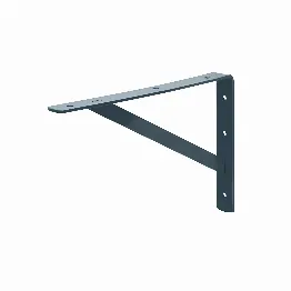 Ménsula de acero reforzada gris 8 x 12