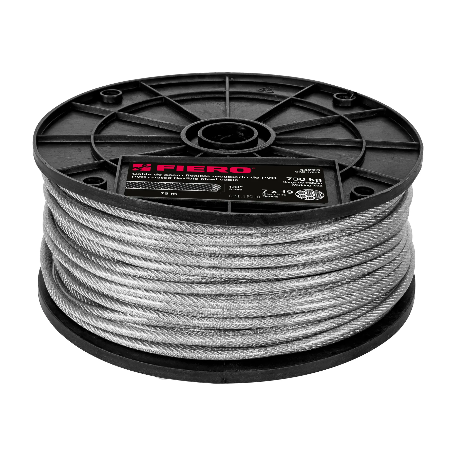Metro cable flexible 1/8
