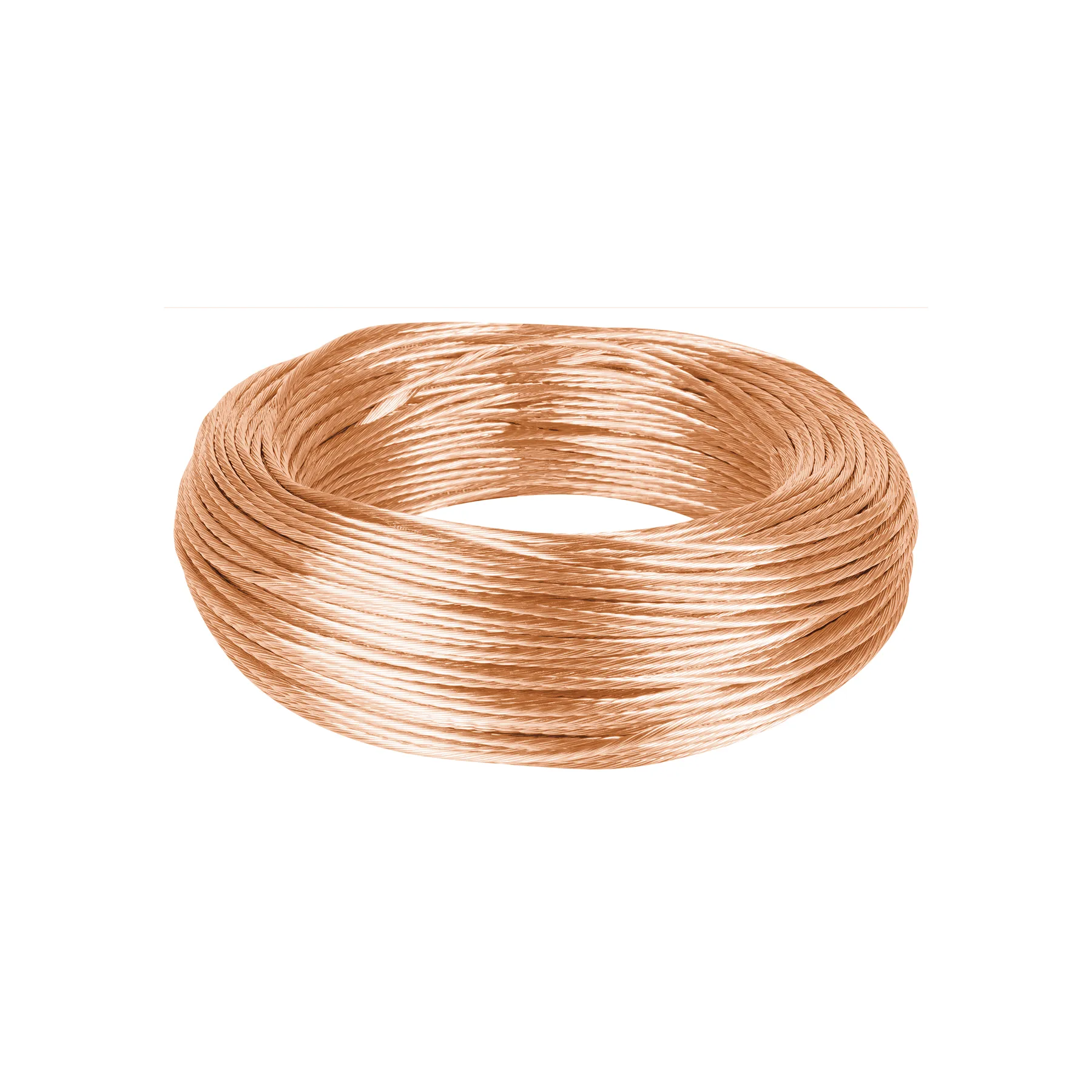 Metro de cable desnudo de cobre calibre 10 AWG, rollo 100 m, Foto 1 Tienda en línea de herramientas Truper