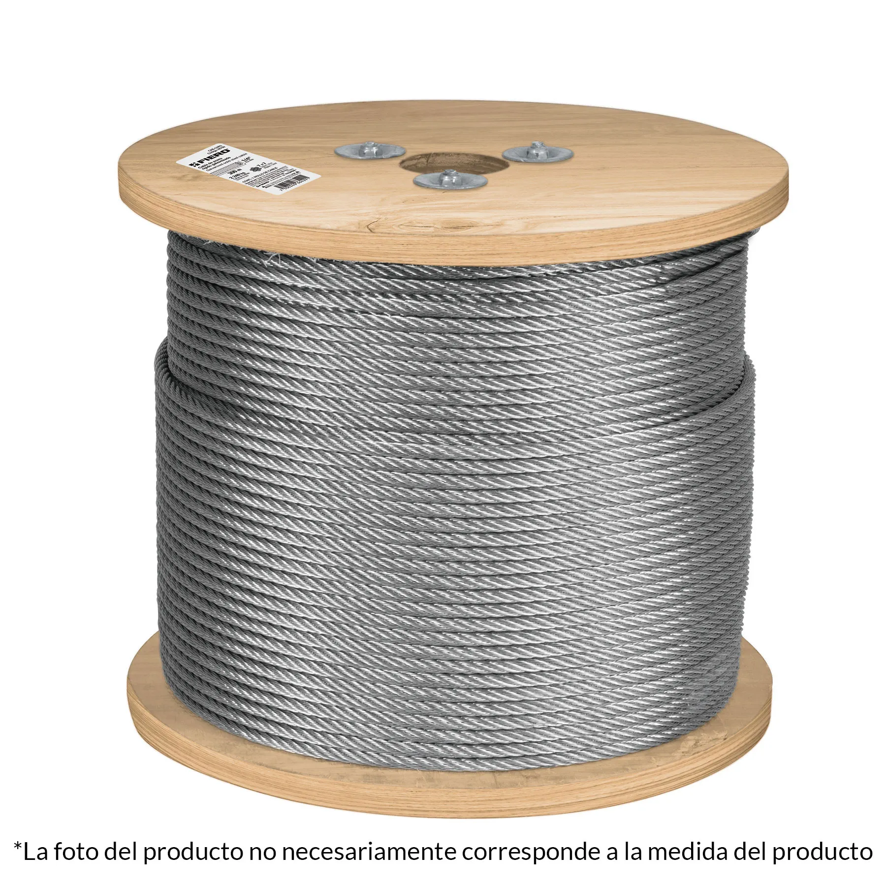Metro de cable rígido 3/16