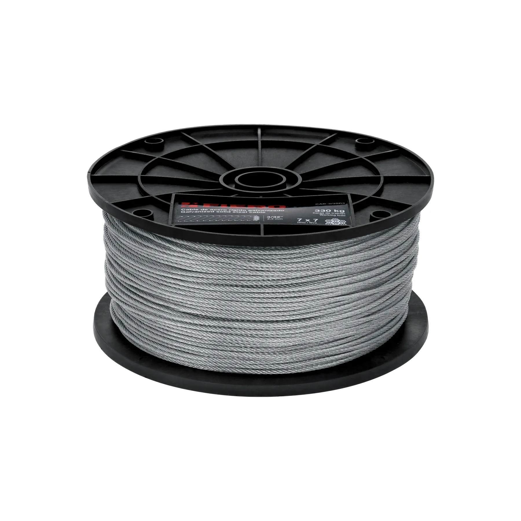 Metro de cable rígido 3/32