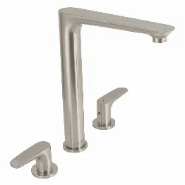 Mezcladora cuello alto para fregadero, satín, FOSET RIVIERA, Foto 1 Tienda en línea de herramientas Truper