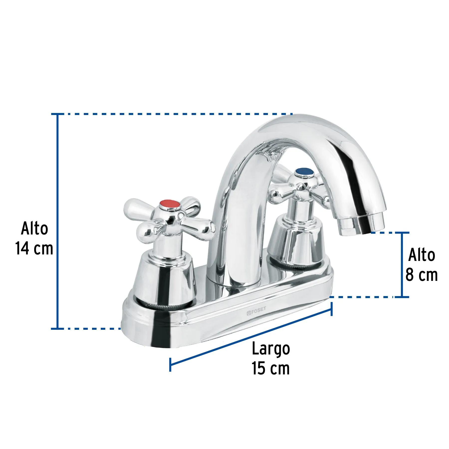 Mezcladora lavabo 4 AQM-51, Foto 3 Tienda en línea de herramientas Truper