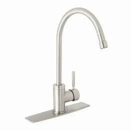 Monomando para fregadero, cuello alto, satín, Foset Tubig, Foto 1 Tienda en línea de herramientas Truper