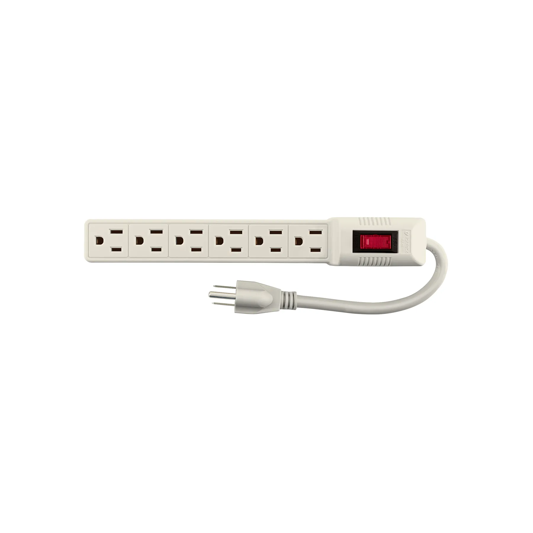 Multicontacto 16 AWG doméstico 6 entradas, Volteck, Foto 1 Tienda en línea de herramientas Truper
