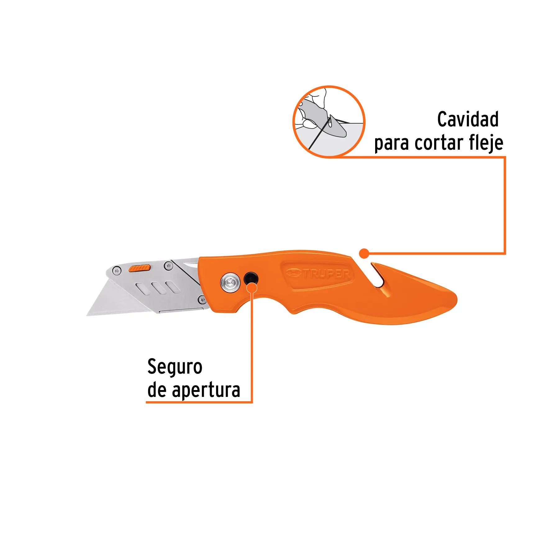 Navaja abatible 7 NV-7X, Foto 2 Tienda en línea de herramientas Truper