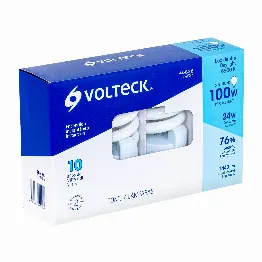 Pack 4 lámparas espiral T4 24 W luz de día, caja, Volteck, Foto 1 Tienda en línea de herramientas Truper