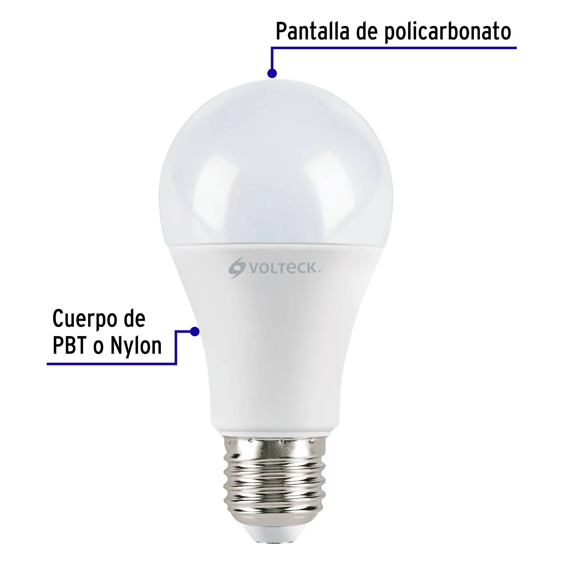Pack de 4 lámparas LED A19 12 W (equiv. 75 W), luz de día LED-75FX4, Foto 2 Tienda en línea de herramientas Truper