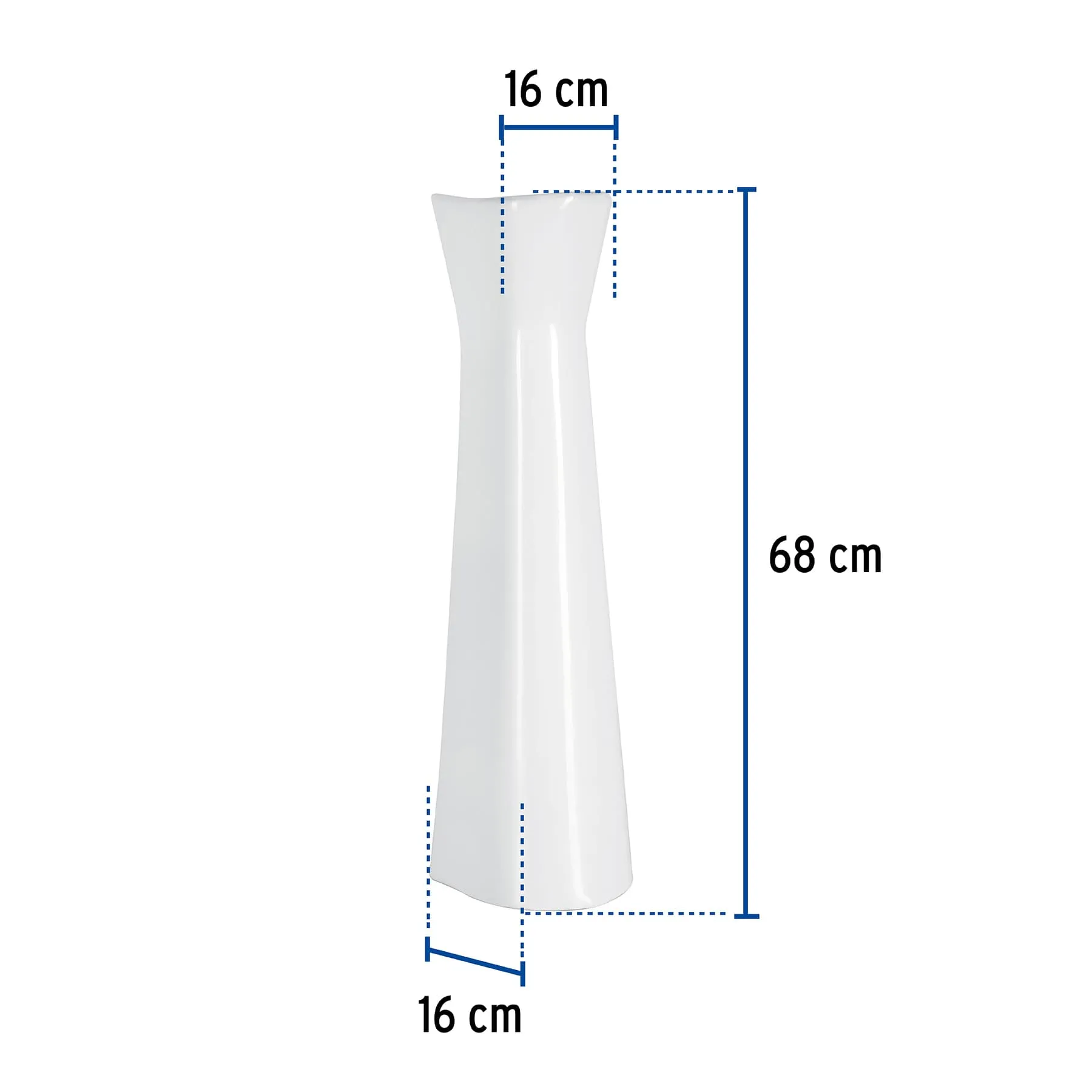 Pedestal de porcelana para lavabo, blanco, FOSET MUBA-20B, Foto 2 Tienda en línea de herramientas Truper