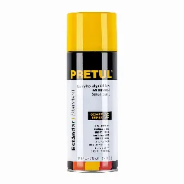 Pintura en aerosol, amarillo canario, 400ml, Pretul, Foto 1 Tienda en línea de herramientas Truper