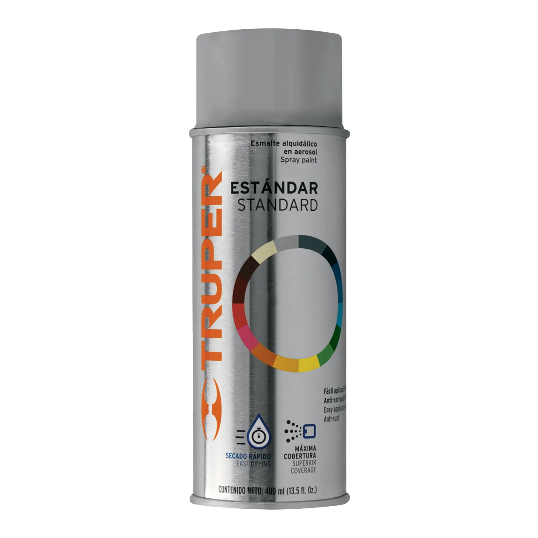 Pintura en aerosol, gris claro, bote tradicional, 400 ml, Foto 1 Tienda en línea de herramientas Truper