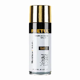 Pintura en aerosol, metálica, oro, 400ml, Pretul, Foto 1 Tienda en línea de herramientas Truper