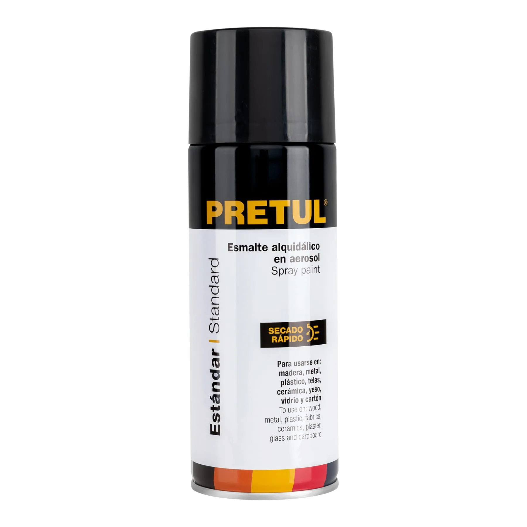 Pintura en aerosol, negro mate, 400 ml, Pretul Pintura en aerosol, negro mate, 400 ml, Pretul, Foto 1 Tienda en línea de herramientas Truper